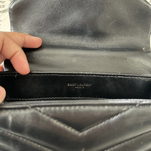 Authentic Saint Laurent YSL Black Toy LouLou Quilted Leather Crossbody Bag - Picture 4 of 7